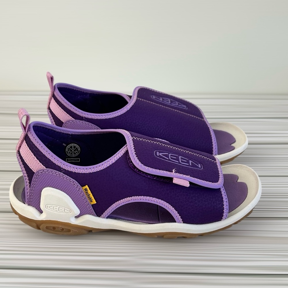KEEN Sandals Girl’s Size 3 Knotch River Open Toe Quick Dry - Picture 2 of 13